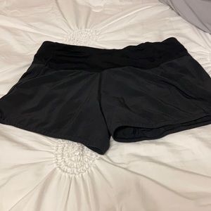 Black lululemon shorts